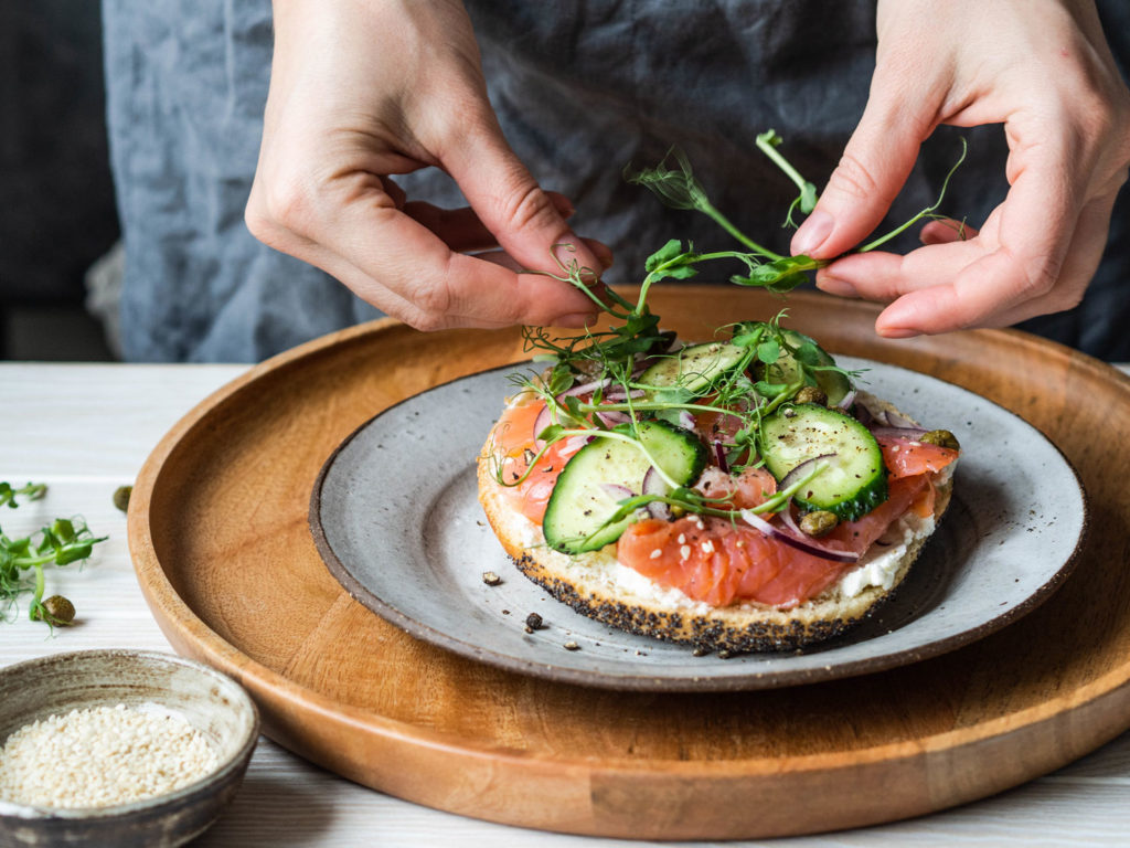 Laksesmørbrød